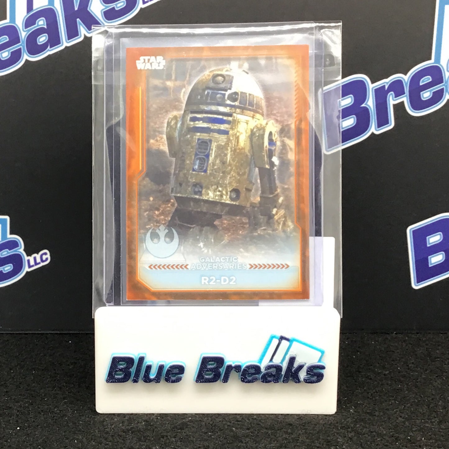 2021 Topps Star Wars Orange Galactic Adversaries R2-D2 39/50 #GA-5