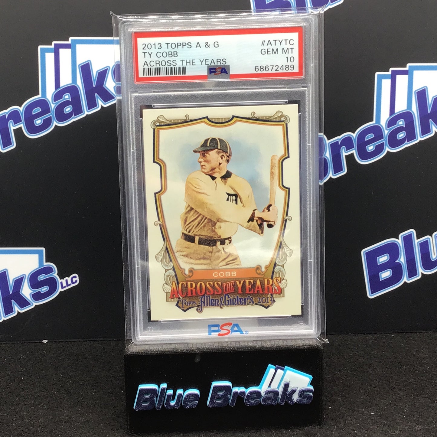 2013 Topps - Ty Cobb - Allen & Ginter - Across The Years - #ATYTC - PSA 10 - Detroit