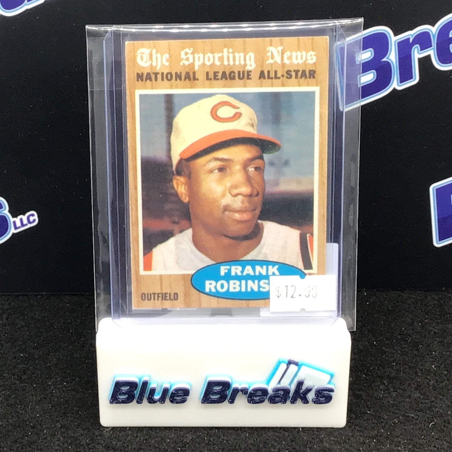 1962 Topps The Sporting News National League All-Star Frank Robinson #396 Reds