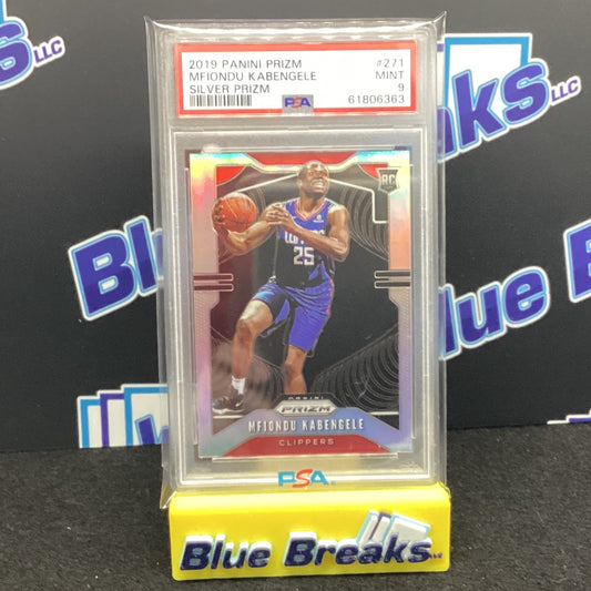 2019 Panini Prizm Mfiondu Kabengele Silver Prizm PSA 9