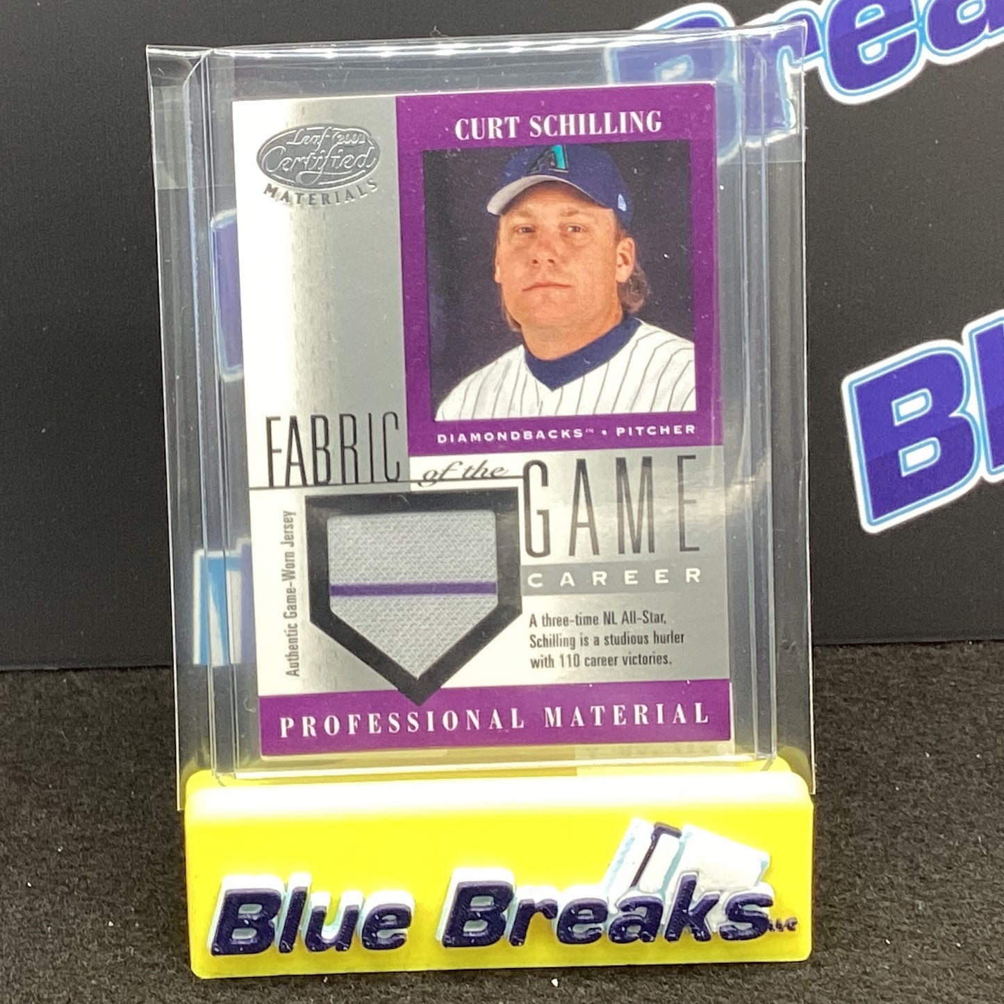 2001 Donruss Leaf Certified Materials Curt Schilling 093/110 #FG-111