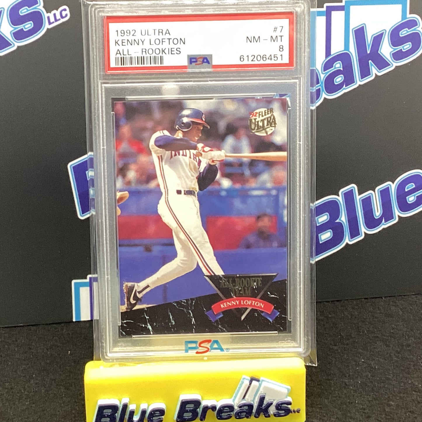 1992 Ultra - Kenny Lofton All Rookies - #7 PSA 8