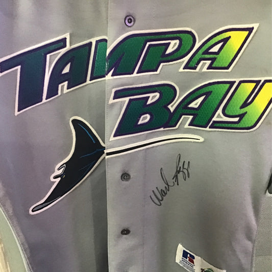 Wade Boggs Devil Rays autographed jersey