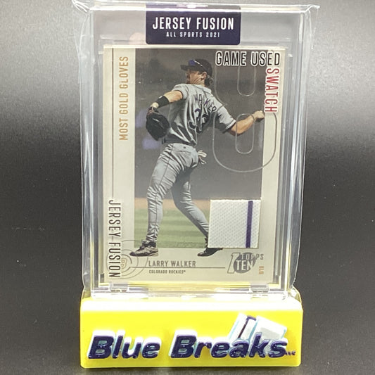2021 Jersey Fusion Larry Walker Game Used Swatch