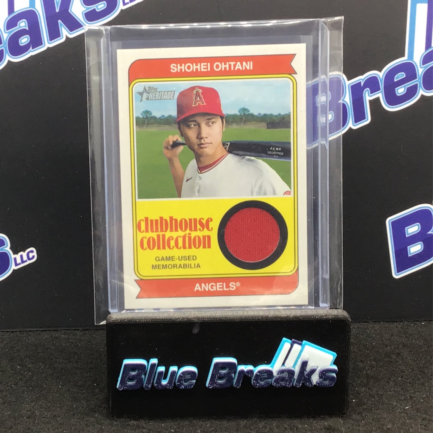 2023 Topps - Shohei Ohtani - Heritage Baseball - Clubhouse Collection - Relic Card - Los Angeles Angels