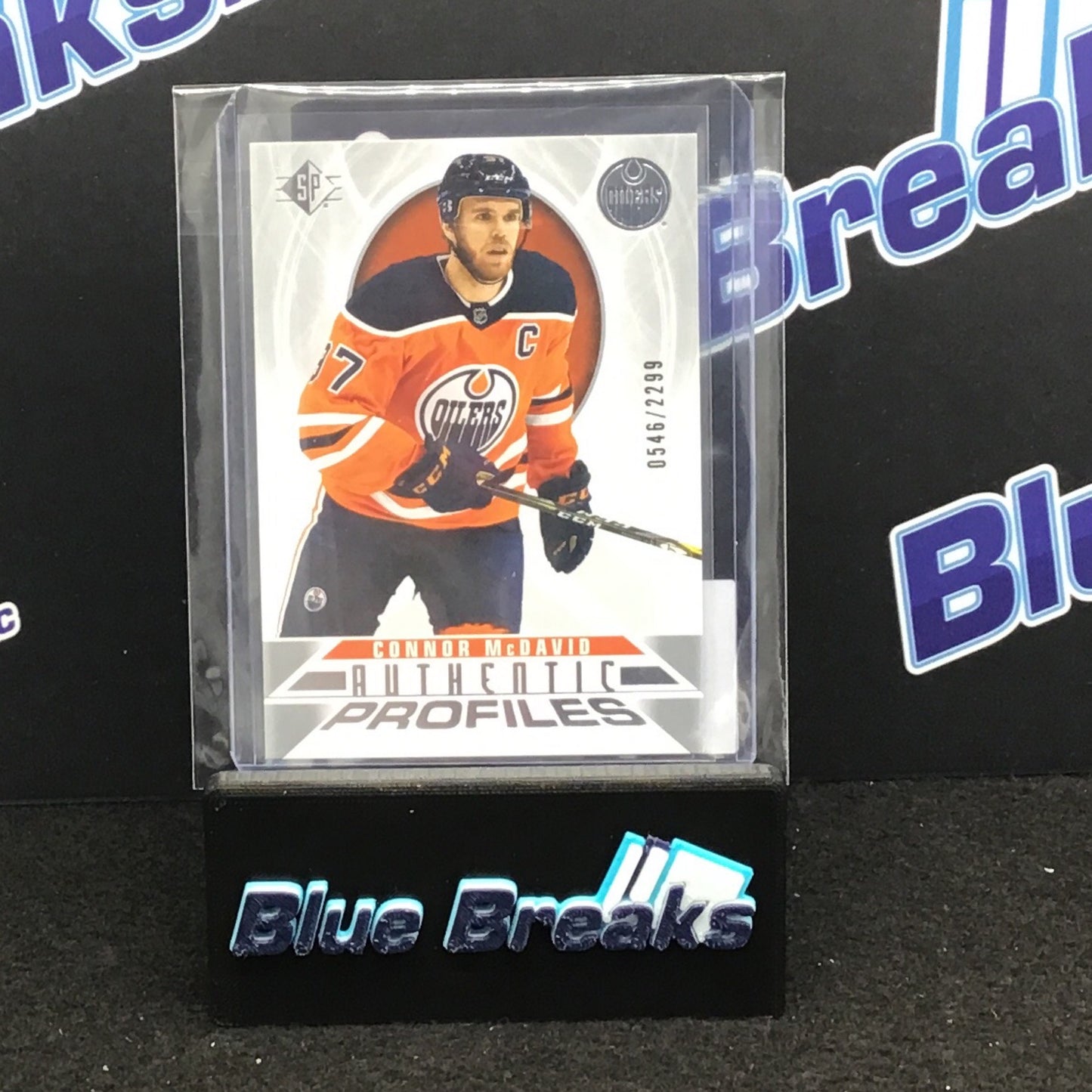 2020-21 Sp Authentic Profiles Connor McDavid 0546/2299 #AP-1 Oilers