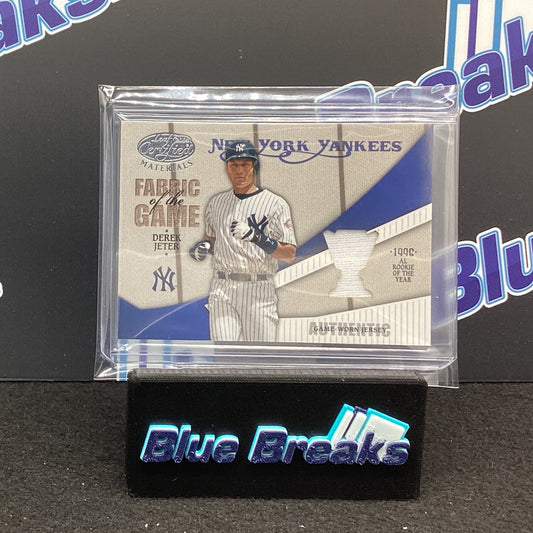 2004 Donruss Leaf Certified Materials Derek Jeter 08/25 #FG-28