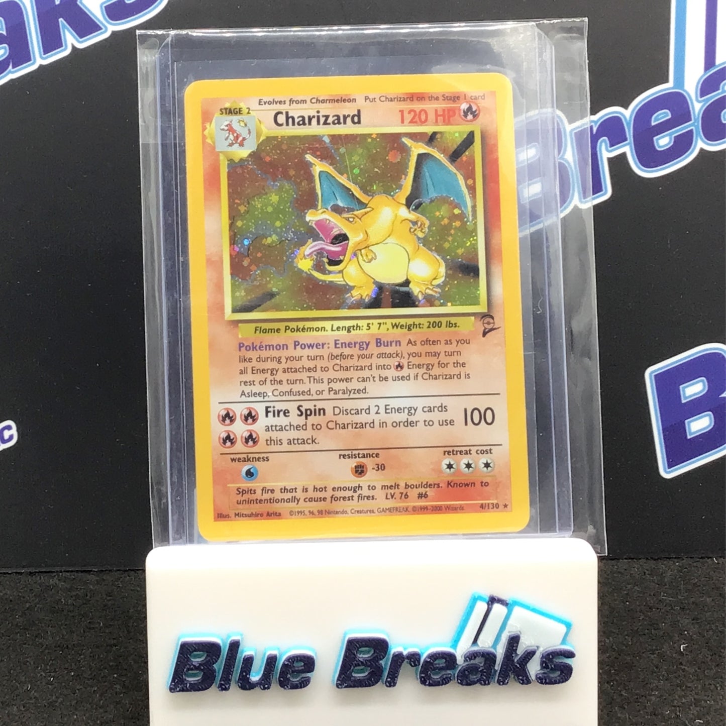 Pokémon - Charizard - 4/130 - Evolves from Charmeleon