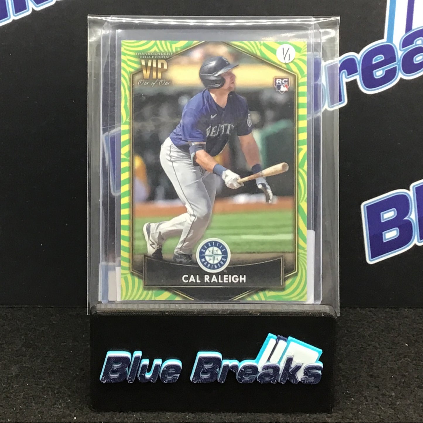 2022 Topps Transcendent Baseball VIP Party Cal Raleigh 1/1 #56 Mariners