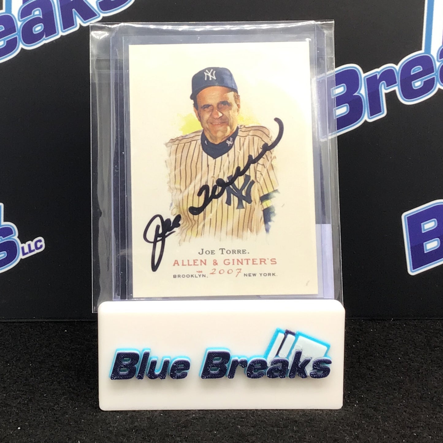 2007 Allen & Ginter Joe Torre auto #172 Yankees