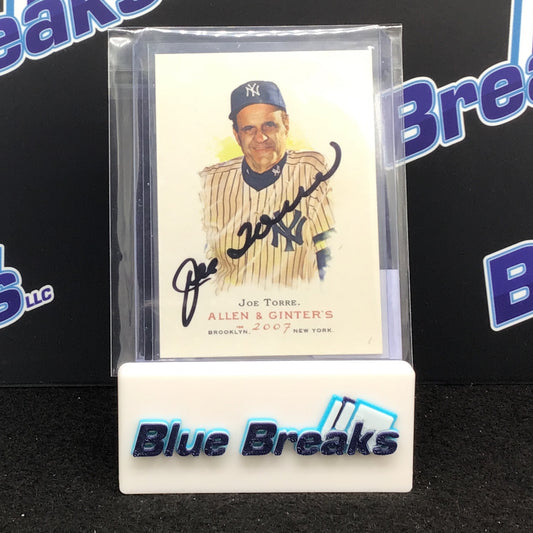 2007 Allen & Ginter Joe Torre auto #172 Yankees