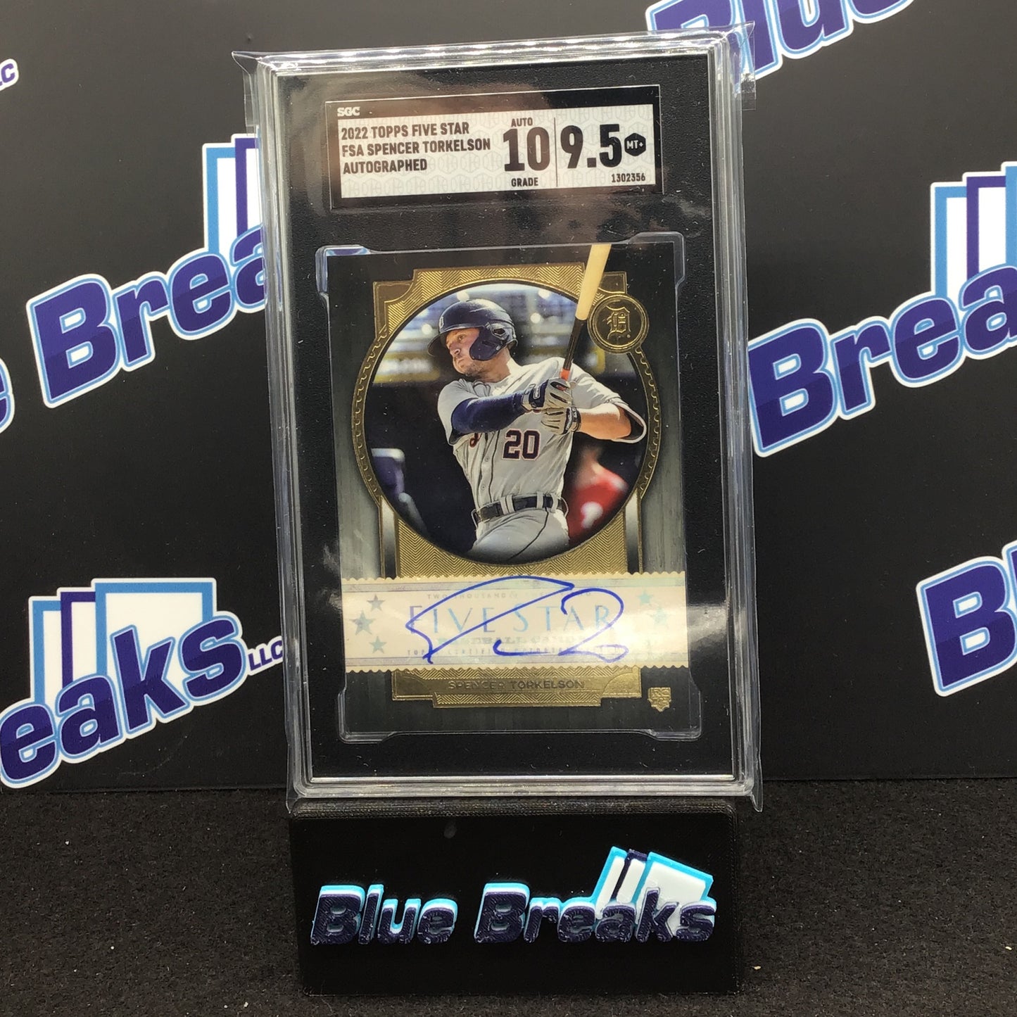 2022 Topps Five Star Spencer Torkelson auto #FSA-ST SGC 9.5 10 Tigers