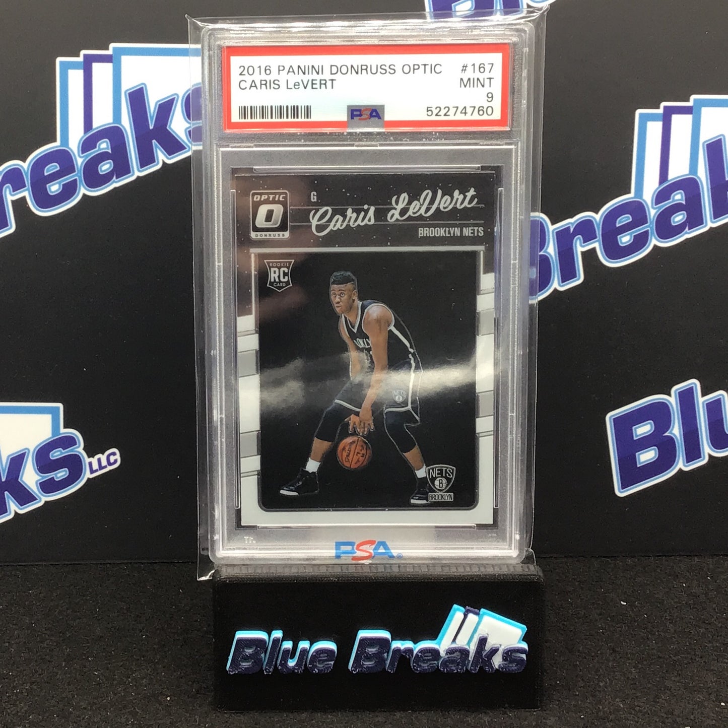 2016 Panini Donruss Optic - Caris LaVert - PSA 9 - 167 - Brooklyn Nets