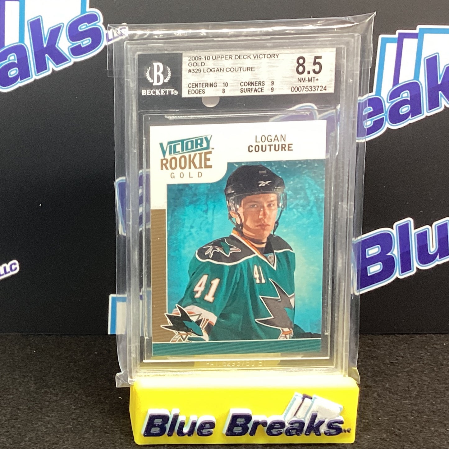 2009-10 Upper Deck Victory Gold - Logan Couture BGS 8.5