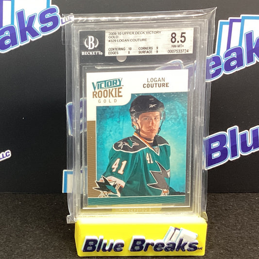 2009-10 Upper Deck Victory Gold - Logan Couture BGS 8.5