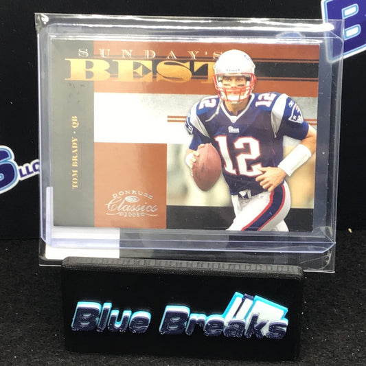 2008 Donruss Classics Sunday's Best Tom Brady 0805/1000 #SB-20 Patriots