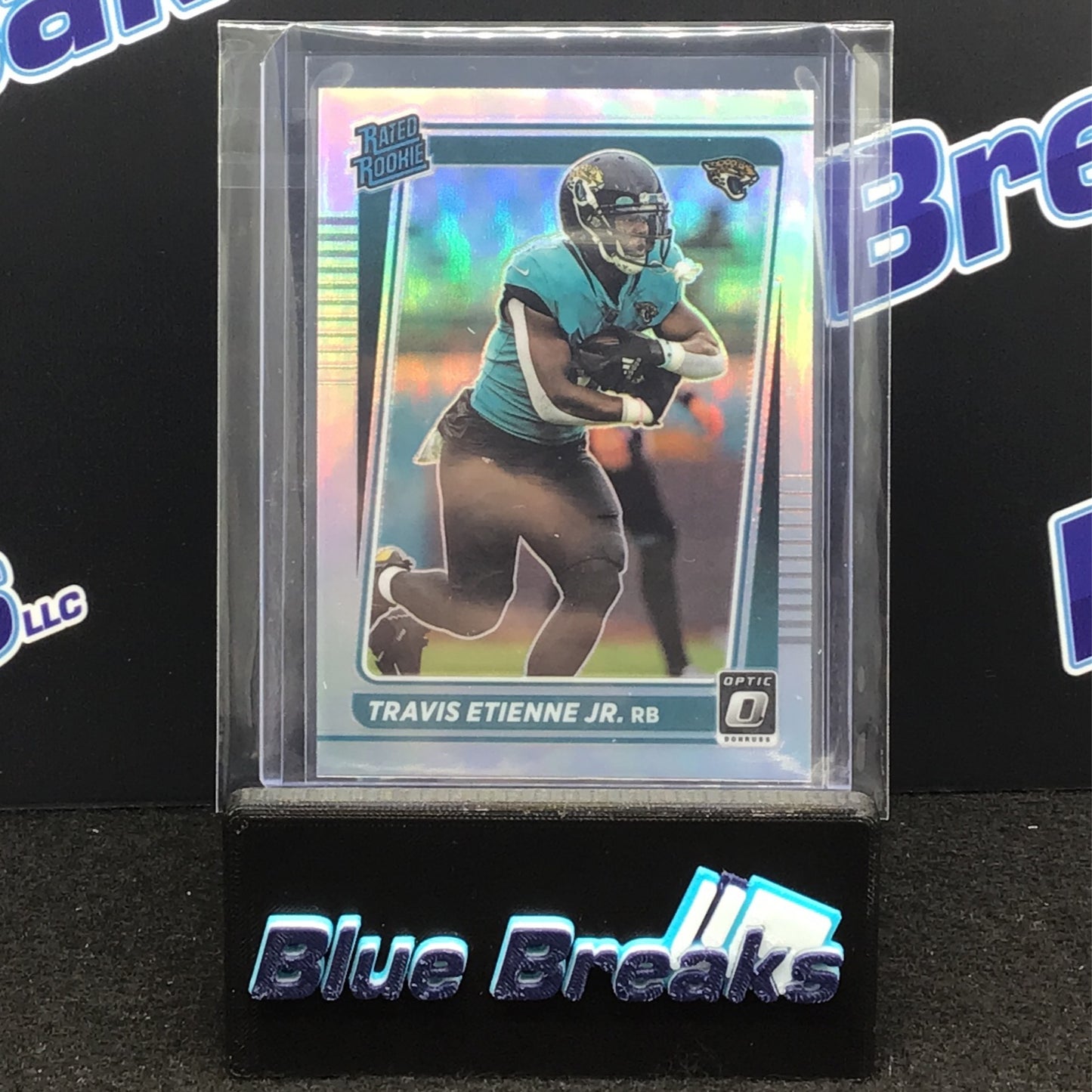 2021 Panini - Donruss Optic - Travis Etienne Jr - Silver - Rated Rookie - 214  - Jacksonville Jaguars