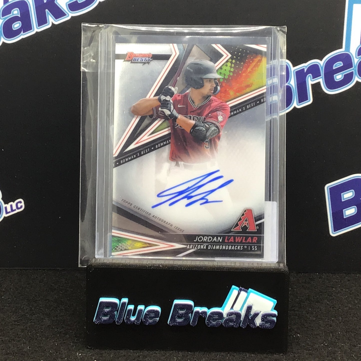 2022 Bowman's Best Jordan Lawlar auto #B22-JLA Diamondbacks