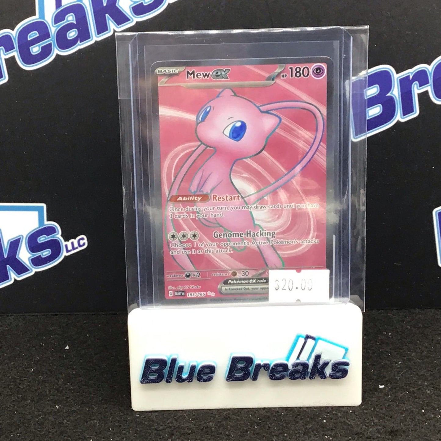 2023 Pokémon Scarlet & Violet 151 Ultra Rare Holo Full Art Mew ex 193/165
