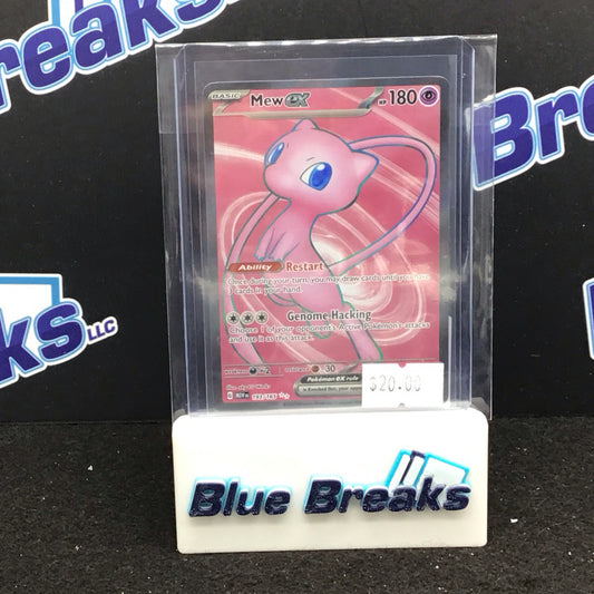 2023 Pokémon Scarlet & Violet 151 Ultra Rare Holo Full Art Mew ex 193/165
