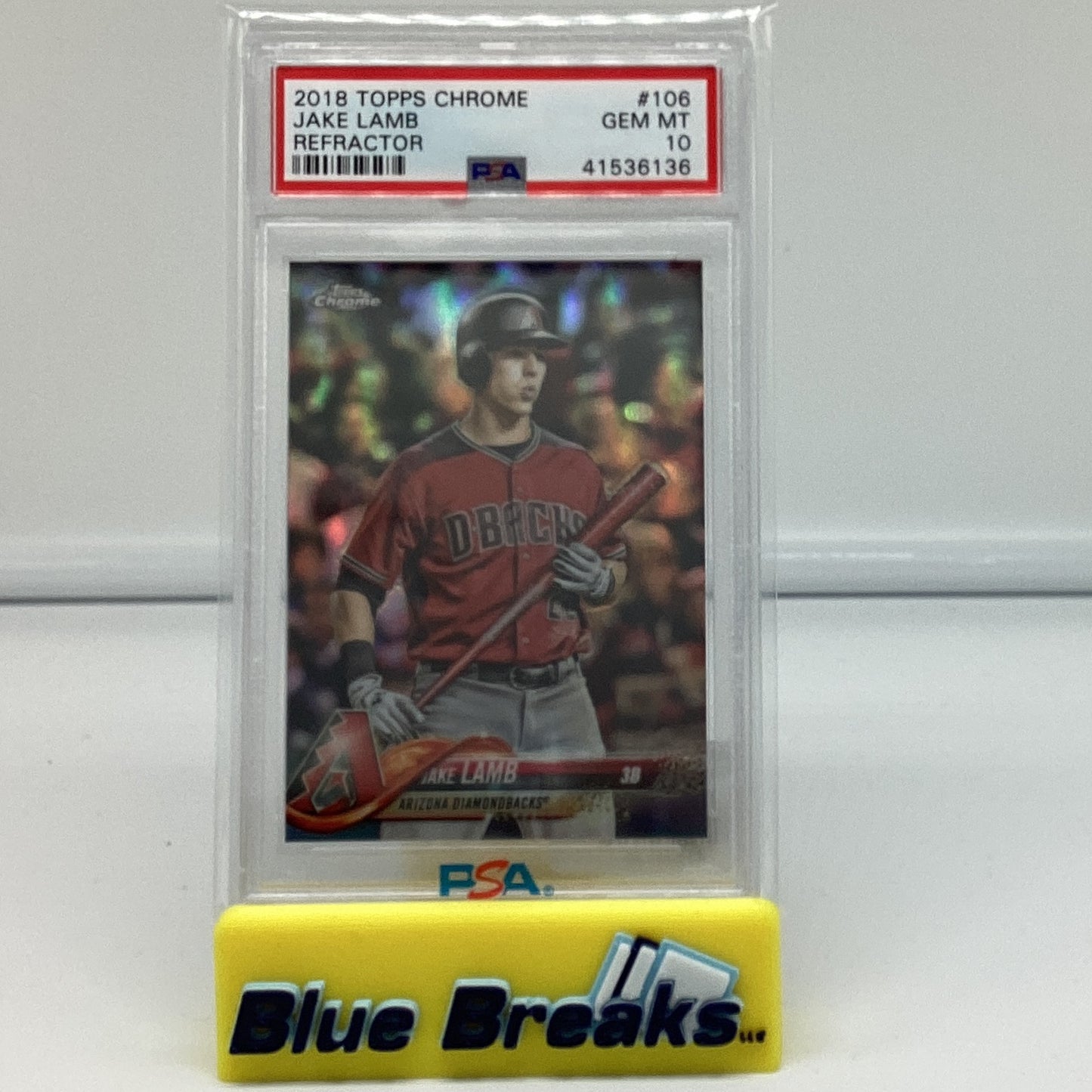 2018 Topps Chrome - Jake Lamb Gem 10