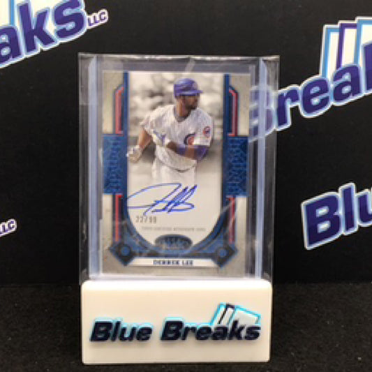 2024 Topps Tier One blue Prime Performers Derek Lee auto 22/99 #PPA-DL Cubs