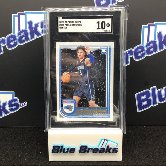 2022-23 Panini Hoops - Paolo Banchero - Winter - #231 - Orlando Magic - SGC 10