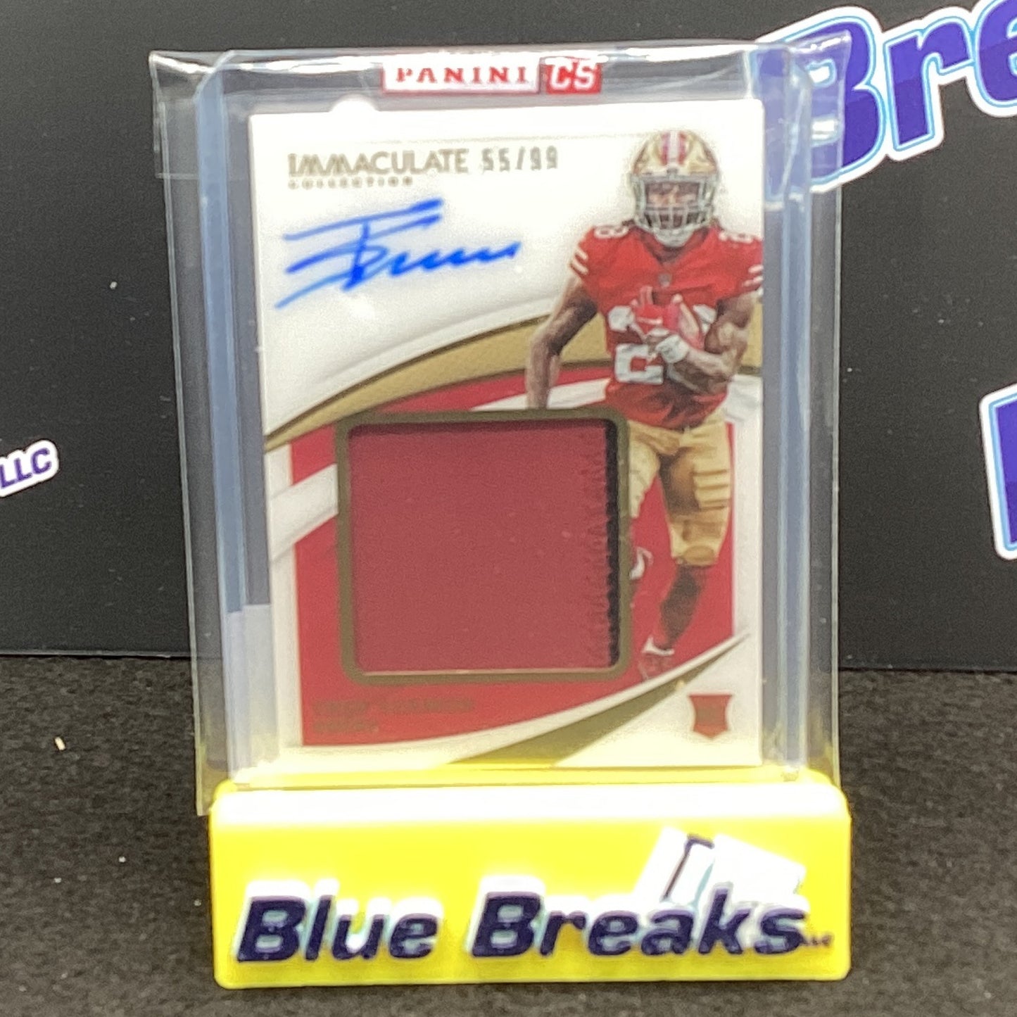 2021 Panini Immaculate relic auto 55/99 PPA-TS