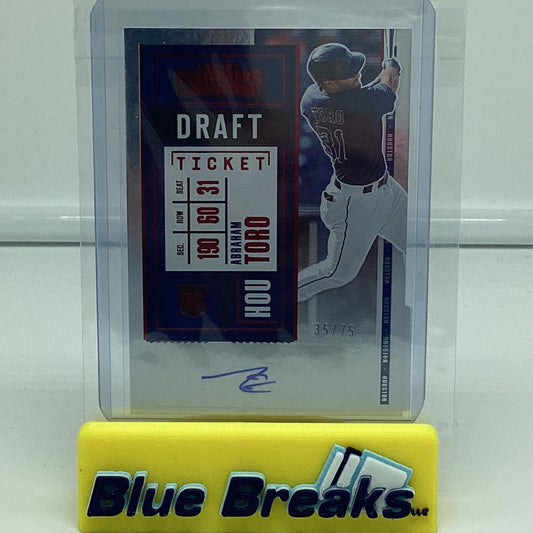 2020 Contenders - Abraham Toro 35/75