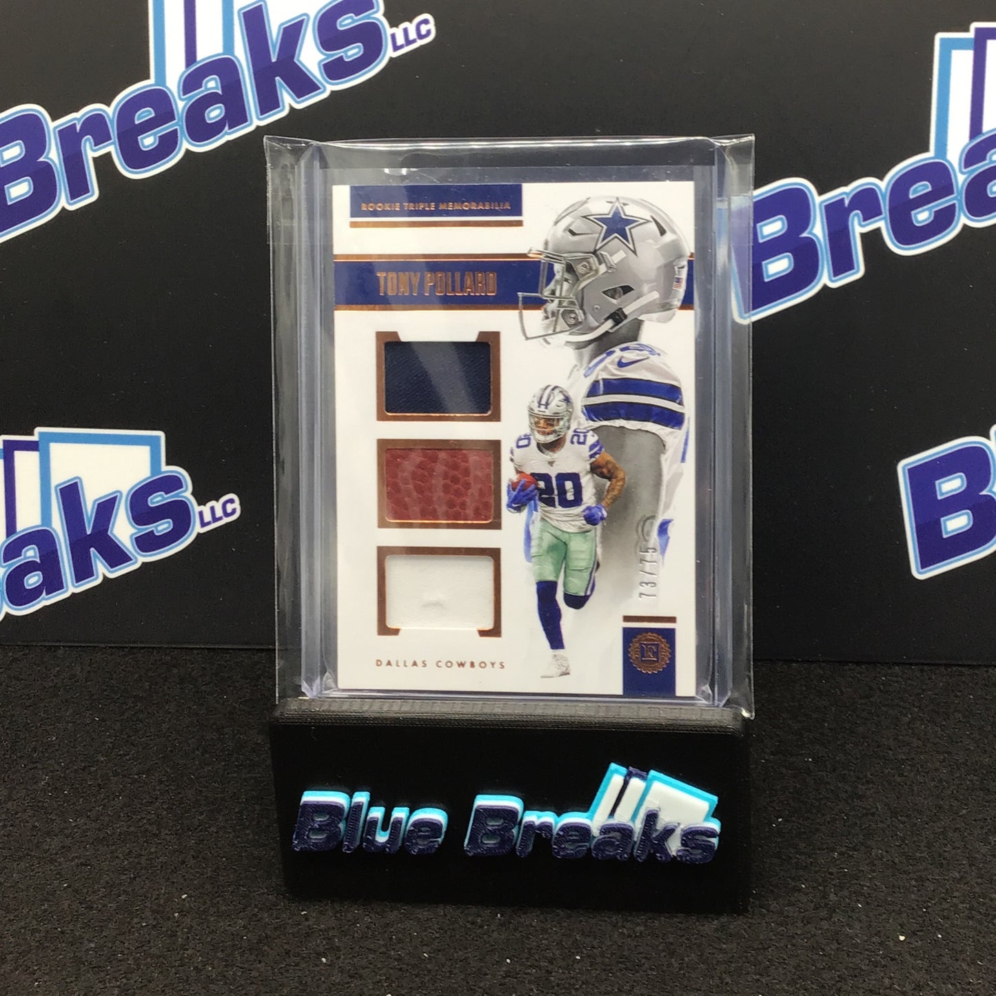 2019 Panini - Encased - Tony Pollard - Dallas Cowboys - 73/75