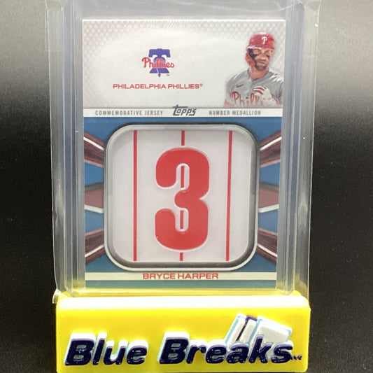 2022 Topps Series 1 Player Jersey Medallion Bryce Harper