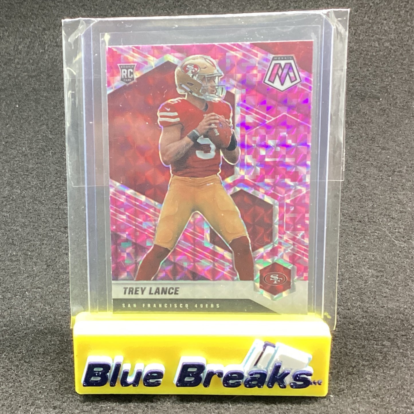 2021 Panini Mosaic - Trey Lance Pink #2