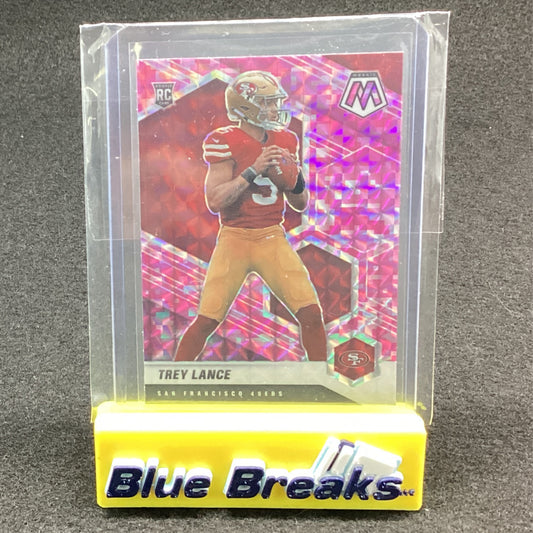 2021 Panini Mosaic - Trey Lance Pink #2