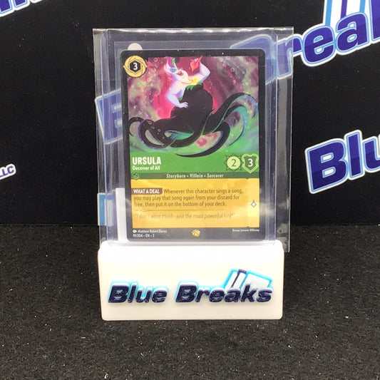 2024 Disney Lorcana Into the Inkland's Ursula Deceiver of All #91/204
