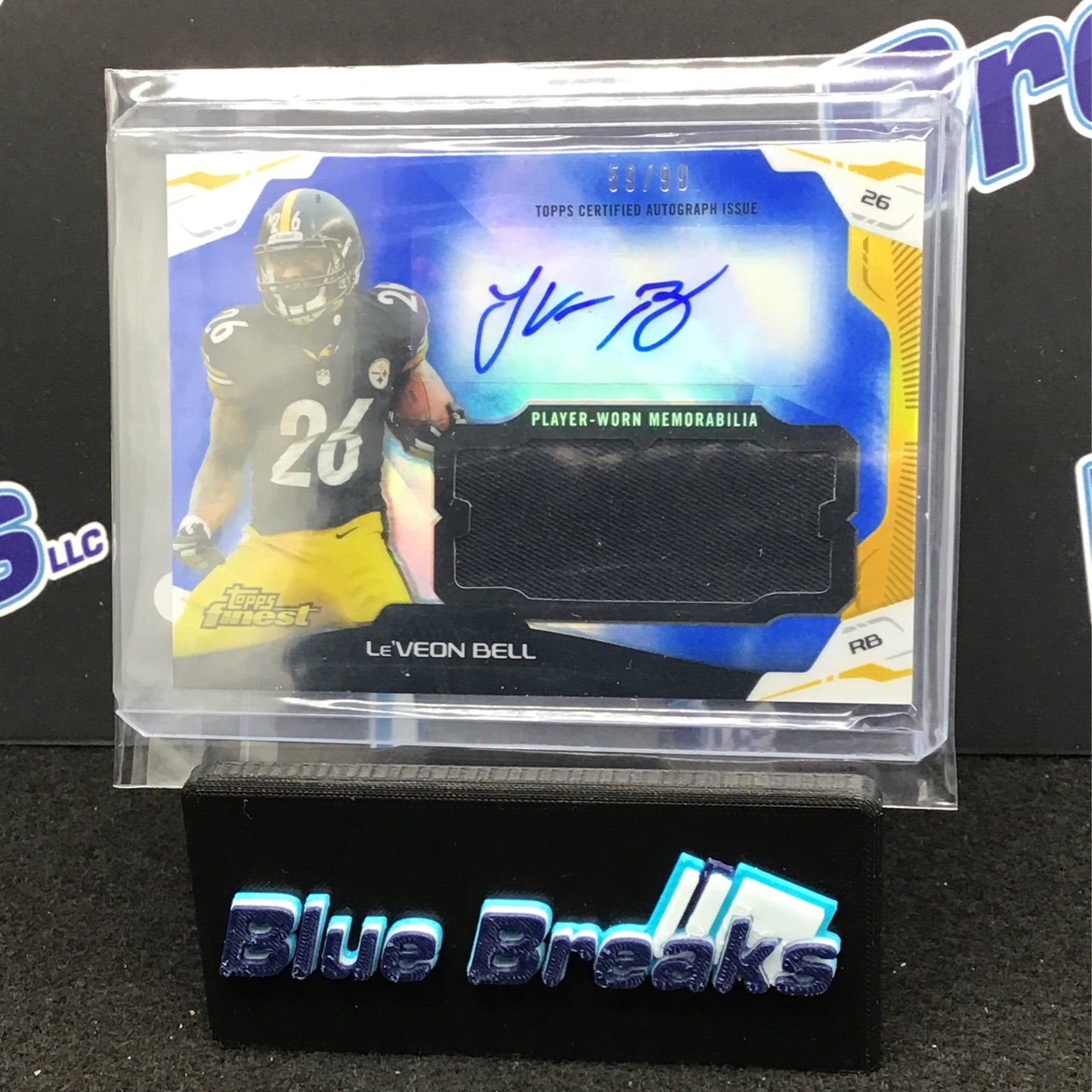 2014 Topps - Le'Veon Bell Finest - Pittsburgh Steelers - 59/99