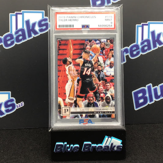 2019 Panini Chronicles - Tyler Herro - Miami Heat - #115 - PSA 9