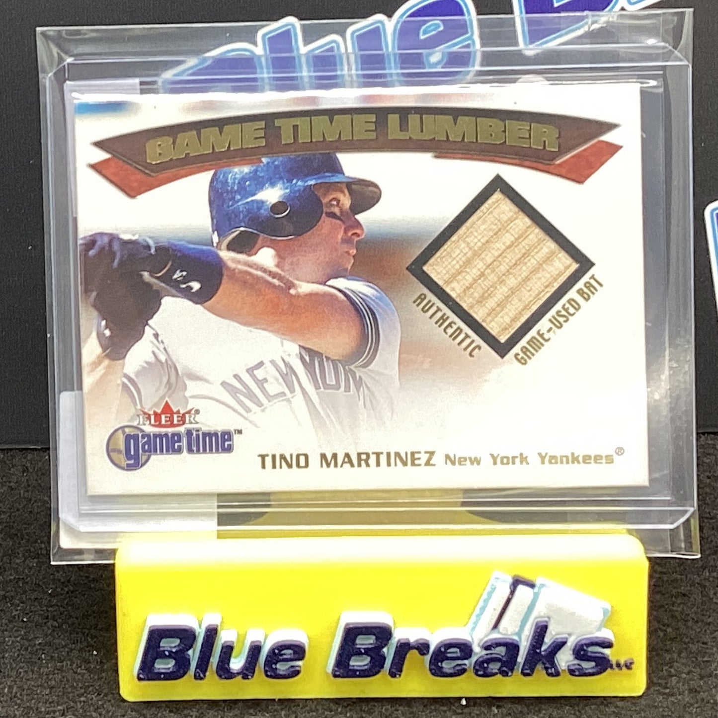 2001 Fleer Game Time Lumber Tino Martinez