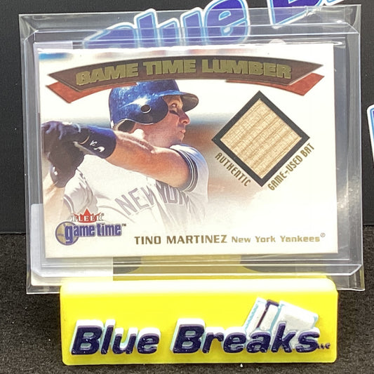 2001 Fleer Game Time Lumber Tino Martinez