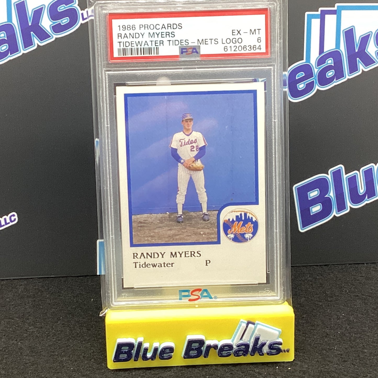 1986 Procards - Randy Myers PSA 6