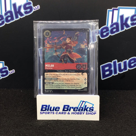 2024 Disney Lorcana Ursula's Return Mulan Elite Archer foil #224/204