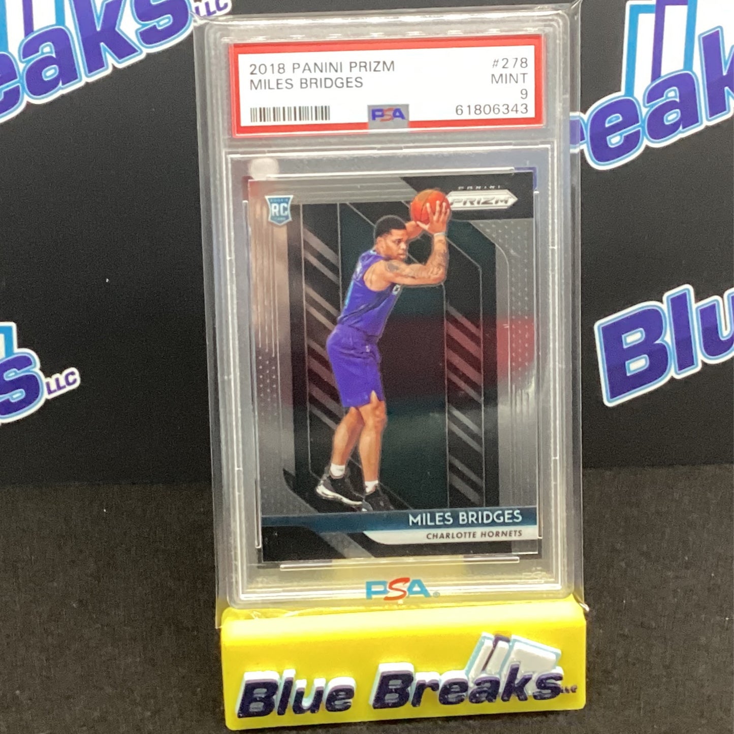 2018 Panini Prizm Miles Bridges #278 PSA 9