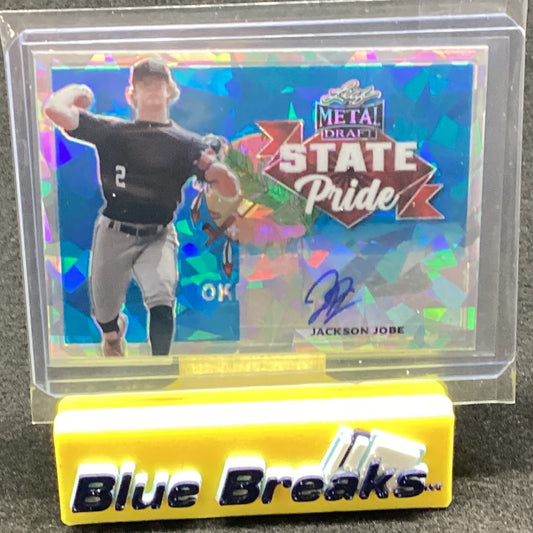 2021 Leaf Metal Draft - Jackson Jobe #SP-JJ1