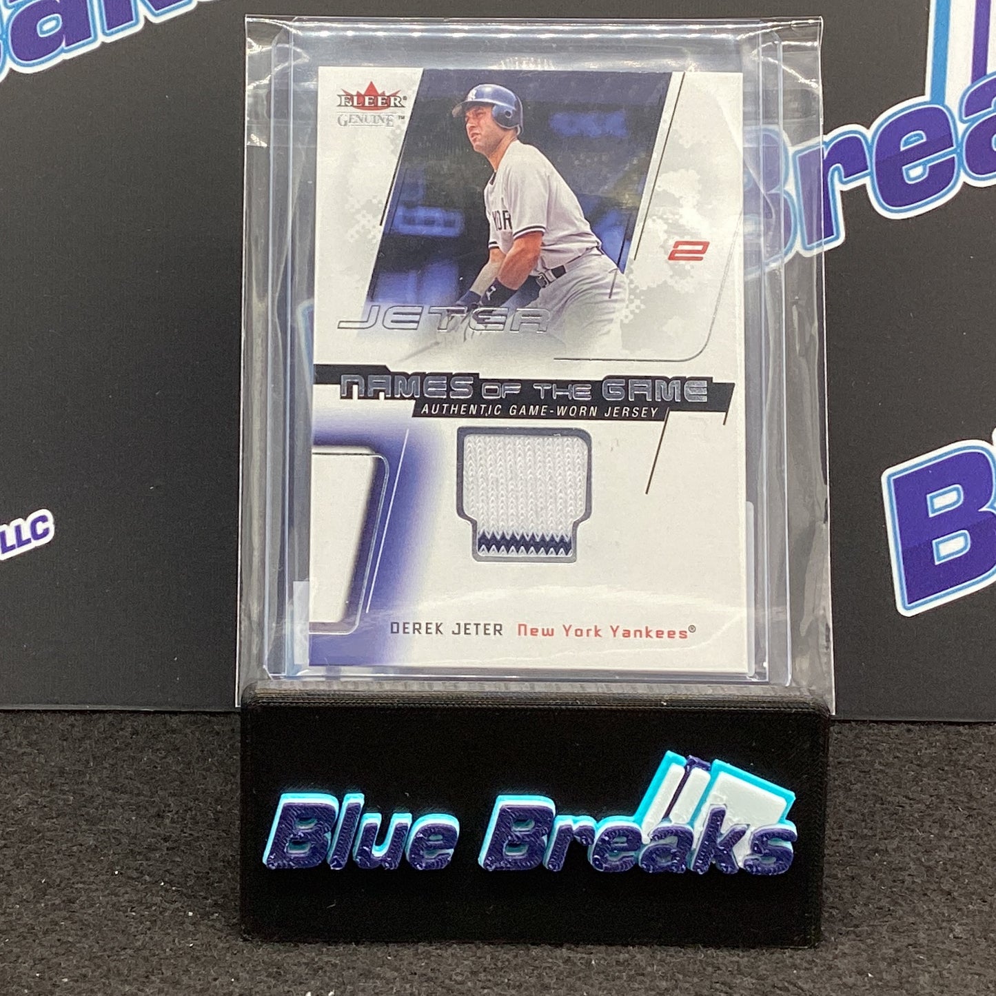 2002 Fleer Genuine Names of the Game Derek Jeter