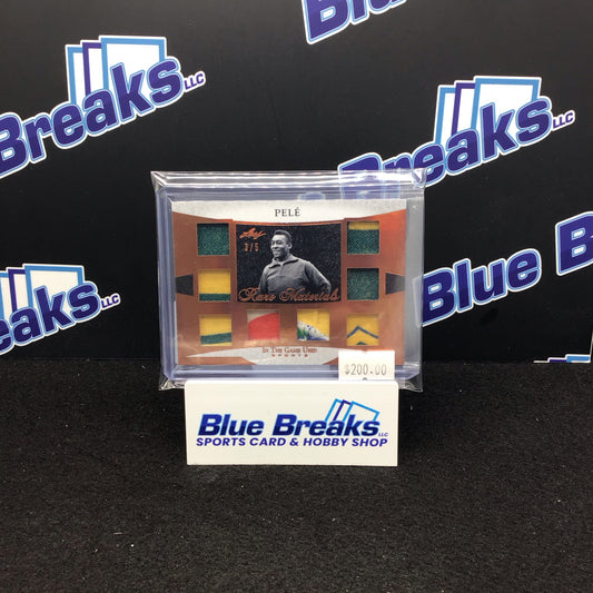2024 Leaf Rare Material Octo Swatch Pelé 3/5 #RM-25 Brazil