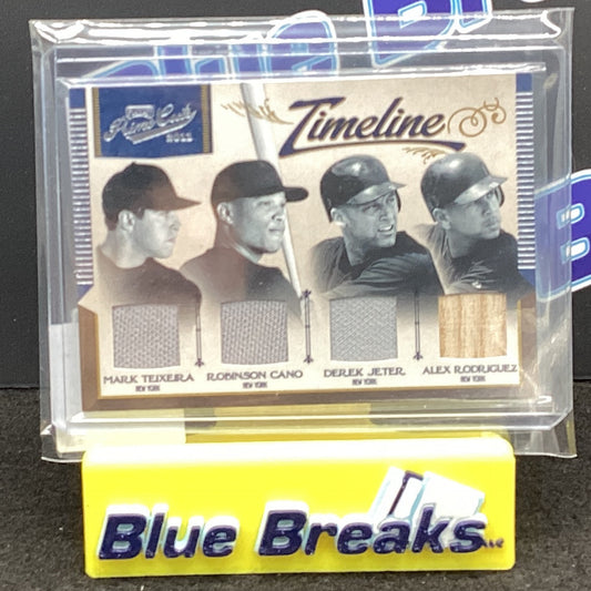 2011 Playoff Prime Cuts Timeline Teixeira Cano Jeter Rodriguez