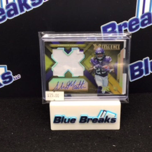 2019 Panini Xr Xcellence Alexander Marrison auto 05/10 #RXC-17 Vikings