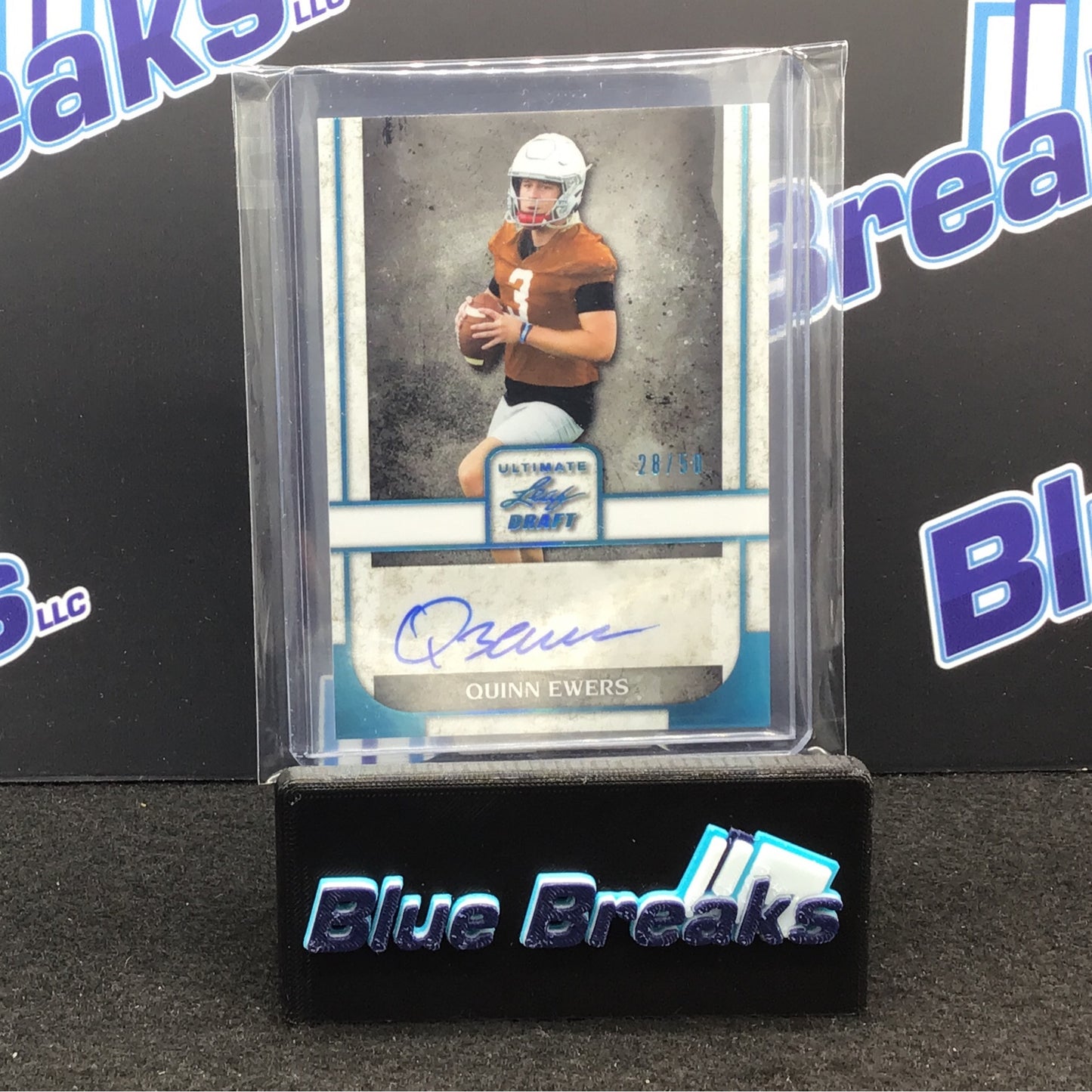 2022 Ultimate Leaf Quinn Ewers auto 28/50 BA-QE1