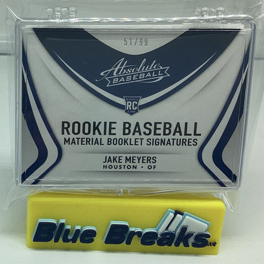 2022 Absolute - Jake Meyers Booklet 51/99