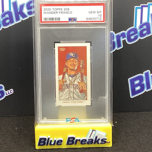 2020 Topps 206 - Wander Franco - PSA 10 - Tampa Bay Rays