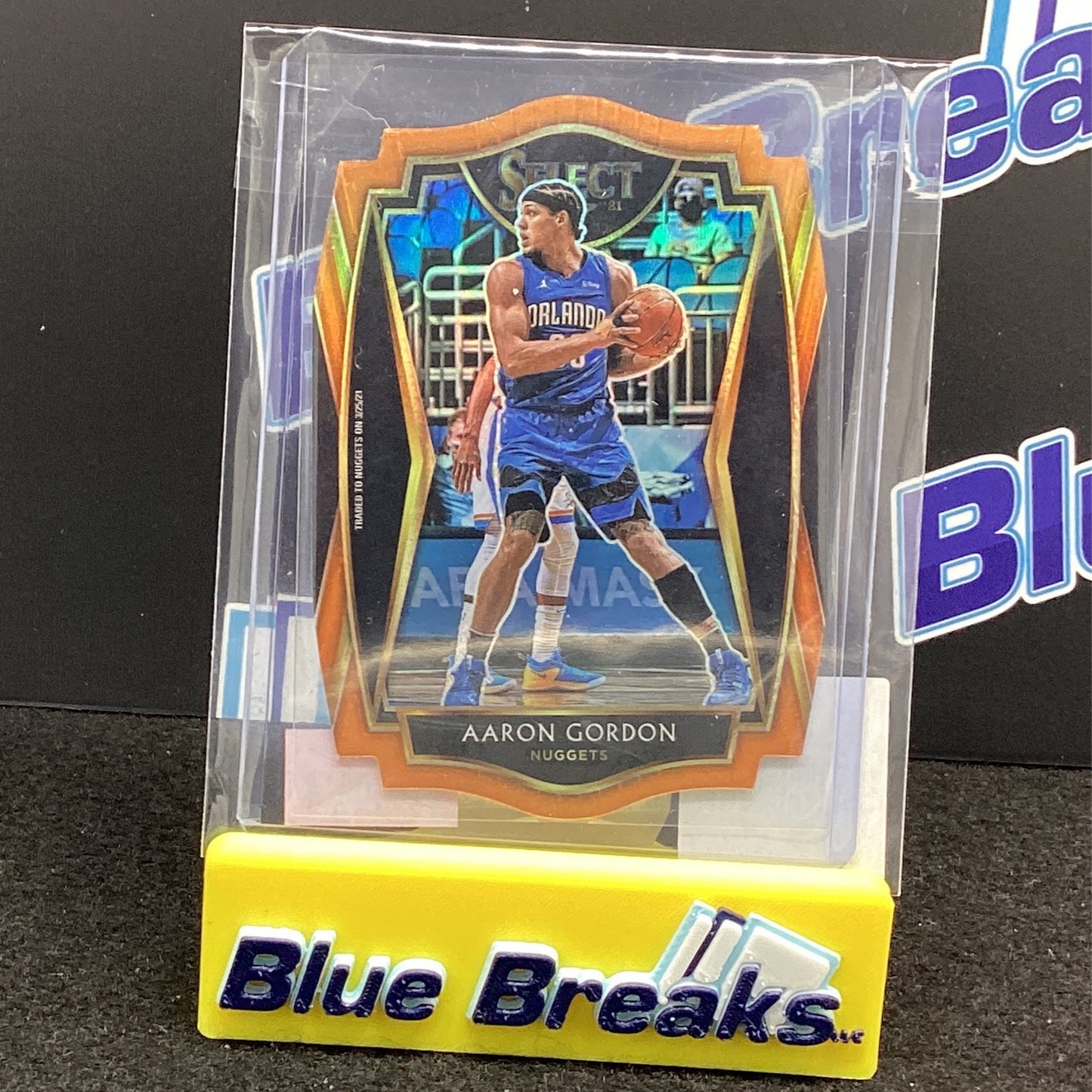 2021 Prizm NBA orange Aaron Gordon 57/65 #134 Nuggets